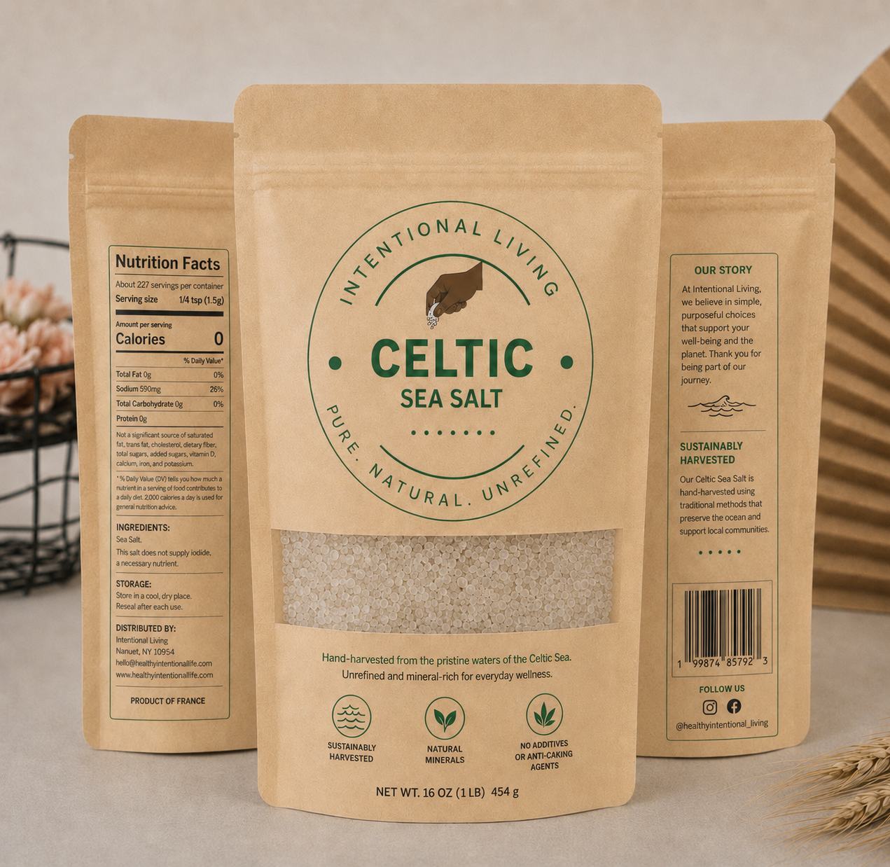 Intentional Living Celtic Sea Salt